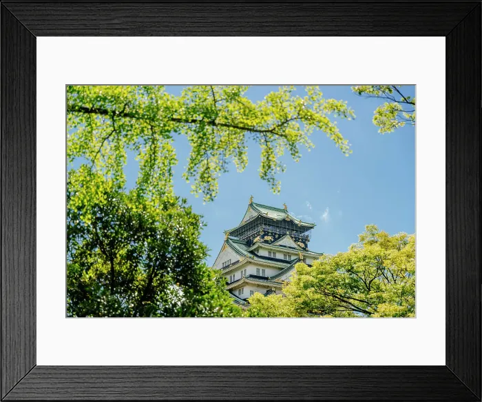 Framed Print : Osaka Castle, Osaka, Kansai, Japan Framed Print : Osaka Castle, Osaka, Kansai, Japan