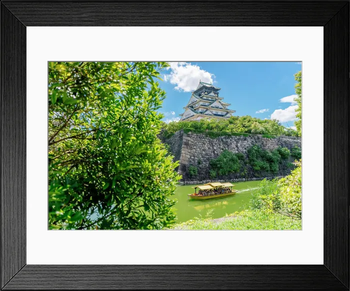 Framed Print : Osaka Castle, Osaka, Kansai, Japan Framed Print : Osaka Castle, Osaka, Kansai, Japan