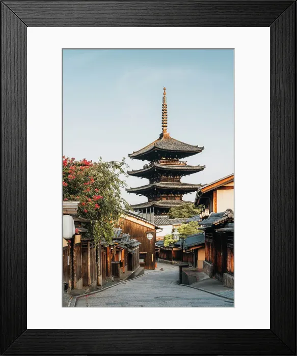 Framed Print : Higashiyama District and Yasaka Pagoda in Hokanji Temple, Kyoto, Japan Framed Print : Higashiyama District and Yasaka Pagoda in Hokanji Temple, Kyoto, Japan