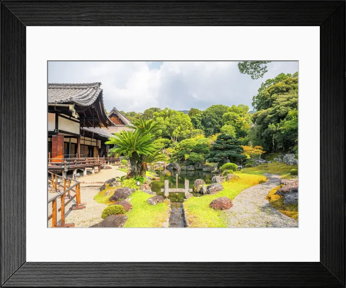 Framed Print : Daigo-ji, japanese zen garden, Kyoto, Japan Framed Print : Daigo-ji, japanese zen garden, Kyoto, Japan