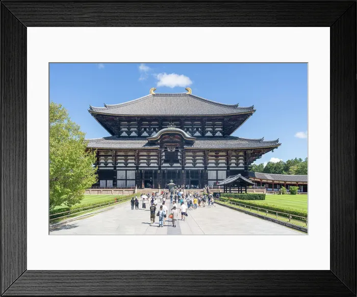 Framed Print : Todaiji Temple, Nara, Honshu, Japan Framed Print : Todaiji Temple, Nara, Honshu, Japan