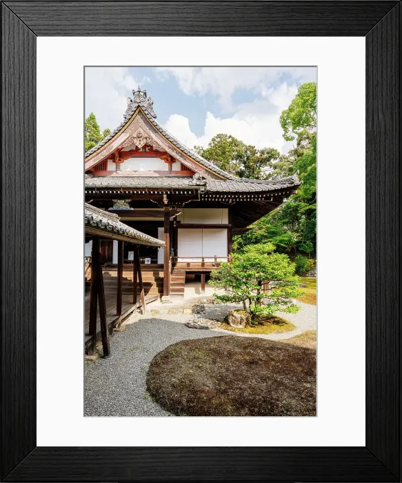 Framed Print : Daigo-ji, japanese zen garden, Kyoto, Japan Framed Print : Daigo-ji, japanese zen garden, Kyoto, Japan