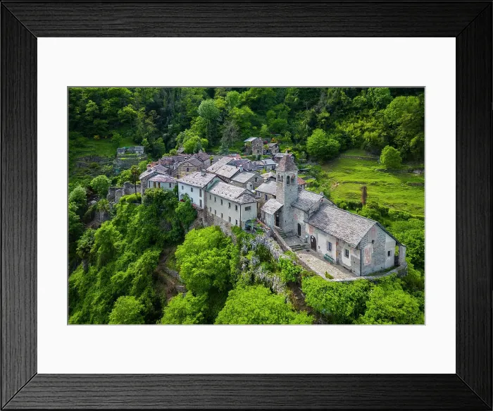Framed Print : Aerial view of the small village of Carmine Superiore on Lake Maggiore in the spring. Cannobio, Maggiore Lake, Province of Verbania, Piedmont, Italy Framed Print : Aerial view of the small village of Carmine Superiore on Lake Maggiore in the spring. Cannobio, Maggiore Lake, Province of Verbania, Piedmont, Italy
