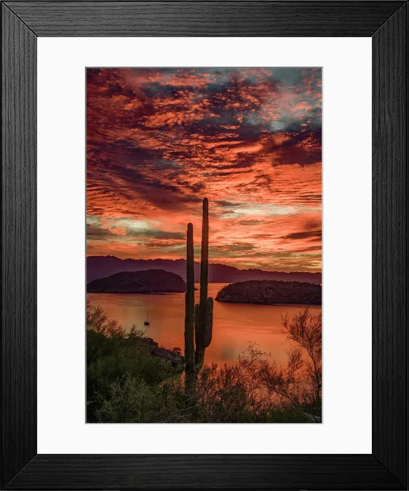 Framed Print : Mexico, Baja California, Sur, Bahia Concepcion Framed Print : Mexico, Baja California, Sur, Bahia Concepcion