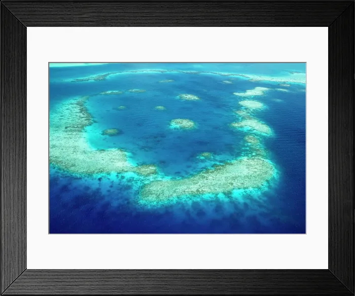 Framed Print : Aerial view of coral islands in the Indian Ocean, North Ari Atoll, the Maldives Framed Print : Aerial view of coral islands in the Indian Ocean, North Ari Atoll, the Maldives