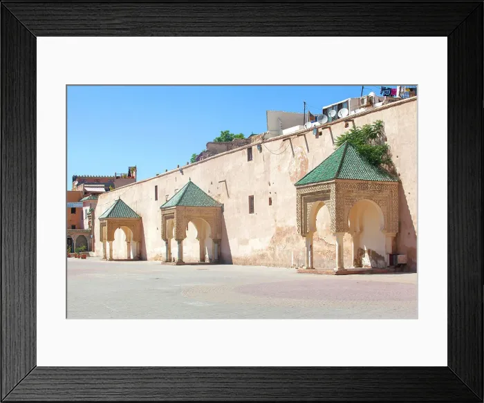 Framed Print : The El Hedim square of Meknes, Morocco Framed Print : The El Hedim square of Meknes, Morocco