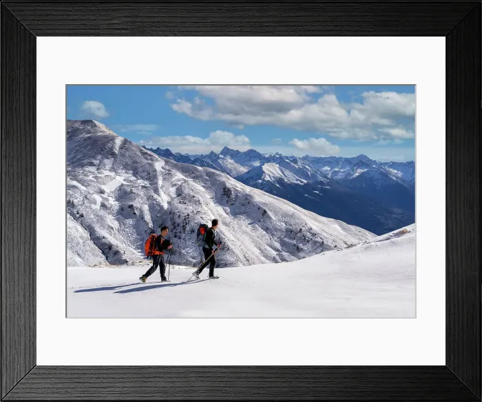 Framed Print : Orobie alps landscape, Bergamo province in Lombardy district, Italy