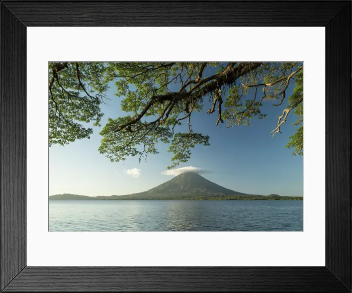 Framed Print : View of Concepcion Volcano at sunset, Ometepe Island, Rivas State, Nicaragua, Central America Framed Print : View of Concepcion Volcano at sunset, Ometepe Island, Rivas State, Nicaragua, Central America