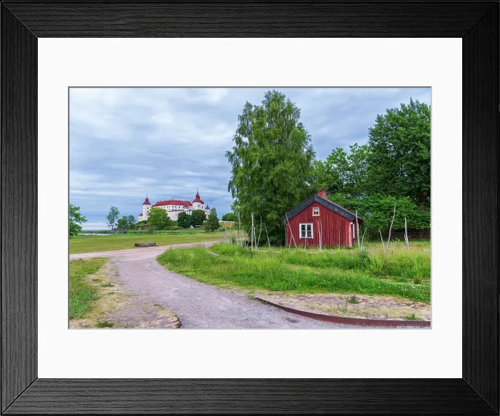 Framed Print : Dusk on Lacko castle, Vanern lake, Ostergotlan county, Gotaland region, South of Sweden, Sweden Framed Print : Dusk on Lacko castle, Vanern lake, Ostergotlan county, Gotaland region, South of Sweden, Sweden