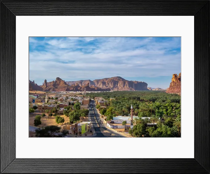 Framed Print : Old town of Al-Ula, Medina Province, Saudi Arabia Framed Print : Old town of Al-Ula, Medina Province, Saudi Arabia