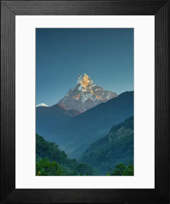 Framed Print : Mt. Machhapuchhare or Fishtail Mountain, Annapurna Range, Nepal, Asia Framed Print : Mt. Machhapuchhare or Fishtail Mountain, Annapurna Range, Nepal, Asia