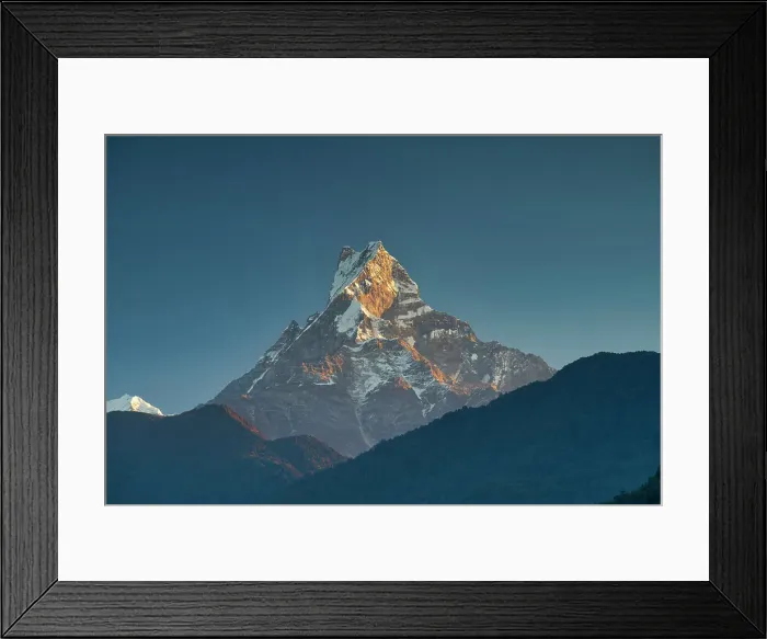 Framed Print : Mt. Machhapuchhare or Fishtail Mountain, Annapurna Range, Nepal, Asia Framed Print : Mt. Machhapuchhare or Fishtail Mountain, Annapurna Range, Nepal, Asia