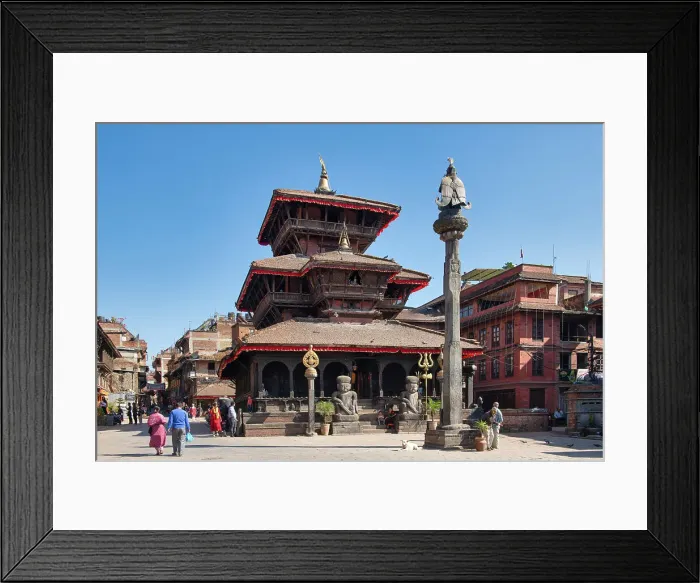 Framed Print : Durbar Square, Bhaktapur, Nepal, Asia Framed Print : Durbar Square, Bhaktapur, Nepal, Asia