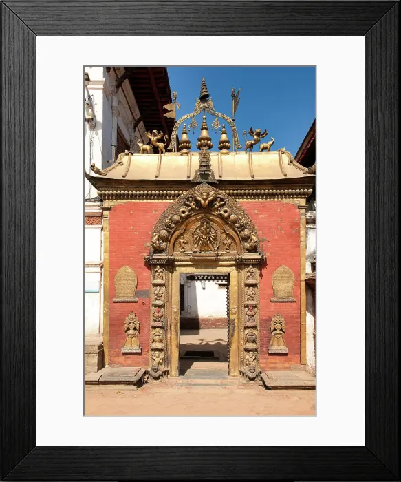 Framed Print : The Golden Gate, Bhaktapur Durbar Square, Nepal, Asia Framed Print : The Golden Gate, Bhaktapur Durbar Square, Nepal, Asia