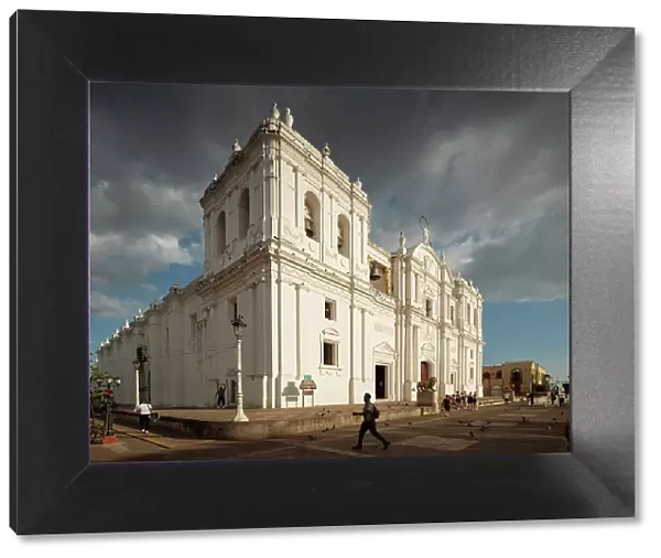 Exterior of Cathedral, Leon, Leon Department, Nicaragua, Central America