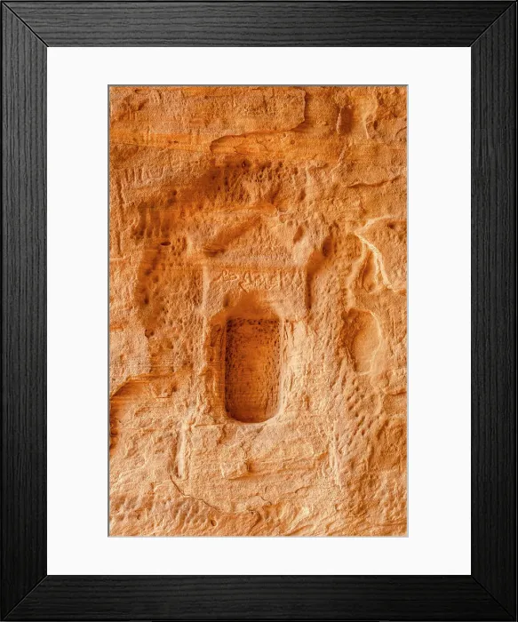 Framed Print : Rock cut niches in the Siq at Jabal Ithlib, Hegra (Mada'in Salih / Al-Hijr) archaeological site (UNESCO World Heritage Site), Al-Ula, Medina Province, Saudi Arabia Framed Print : Rock cut niches in the Siq at Jabal Ithlib, Hegra (Mada'in Salih / Al-Hijr) archaeological site (UNESCO World Heritage Site), Al-Ula, Medina Province, Saudi Arabia
