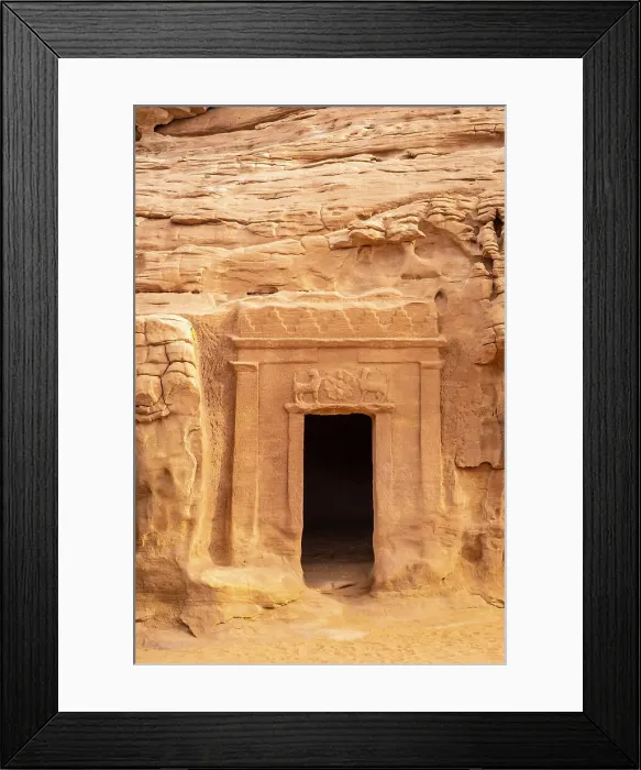 Framed Print : Nabatean tombs at Jabal Al Banat, Hegra (Mada'in Salih / Al-Hijr) archaeological site (UNESCO World Heritage Site), Al-Ula, Medina Province, Saudi Arabia Framed Print : Nabatean tombs at Jabal Al Banat, Hegra (Mada'in Salih / Al-Hijr) archaeological site (UNESCO World Heritage Site), Al-Ula, Medina Province, Saudi Arabia