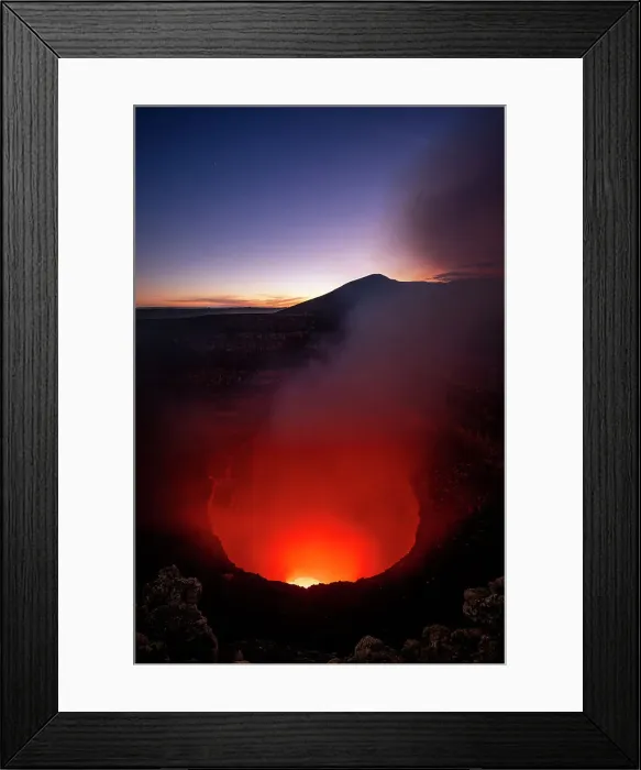 Framed Print : Volcan Masaya, Parque Nacional Volcan Masaya, Meseta Central, Nicaragua Framed Print : Volcan Masaya, Parque Nacional Volcan Masaya, Meseta Central, Nicaragua