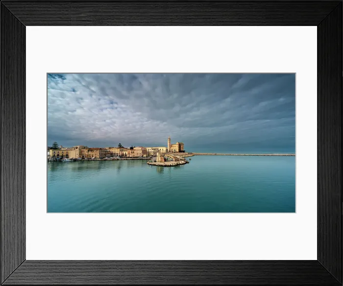 Framed Print : Skyline of Trani. Europe, Italy, Puglia, Trani, Trani district Framed Print : Skyline of Trani. Europe, Italy, Puglia, Trani, Trani district