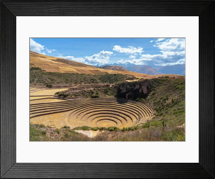 Framed Print : Ancient Inca terrace fields at Moray, Maras, Sacred Valley, Cuzco Region, Peru Framed Print : Ancient Inca terrace fields at Moray, Maras, Sacred Valley, Cuzco Region, Peru