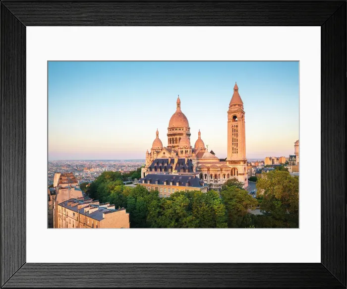Framed Print : Sacre Couer and Montmartre, Paris, Ile de France, France Framed Print : Sacre Couer and Montmartre, Paris, Ile de France, France