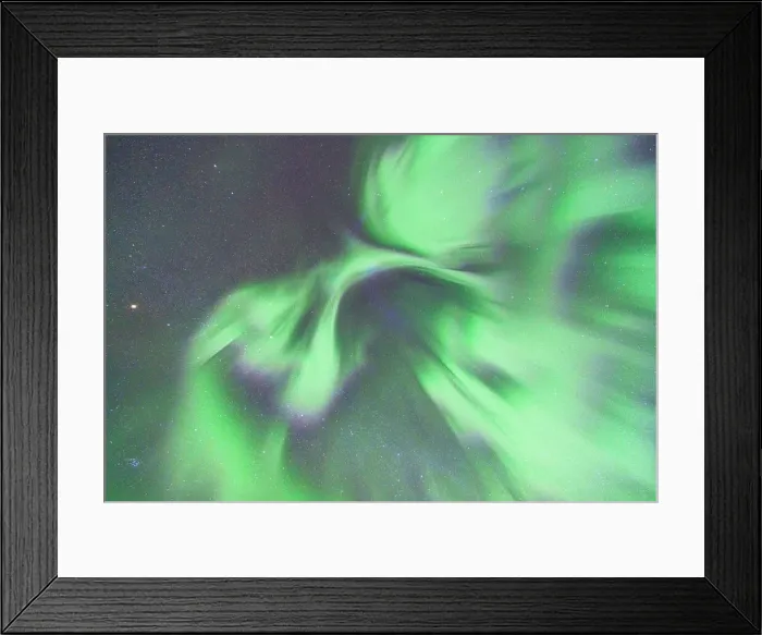 Framed Print : Low angle view of the scenic sky during the Northern Lights, Nordland county, Lofoten Islands, Norway Framed Print : Low angle view of the scenic sky during the Northern Lights, Nordland county, Lofoten Islands, Norway