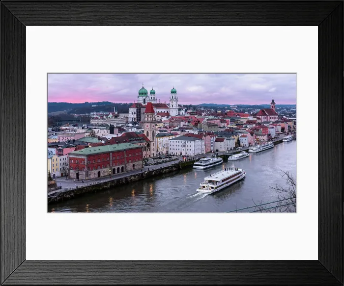 Framed Print : view of Passau. Europe, Germany, Passau, Bavaria district Framed Print : view of Passau. Europe, Germany, Passau, Bavaria district