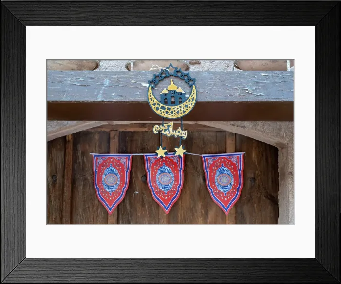 Framed Print : Ramadan decorations, Old town of Al-Ula, Medina Province, Saudi Arabia Framed Print : Ramadan decorations, Old town of Al-Ula, Medina Province, Saudi Arabia