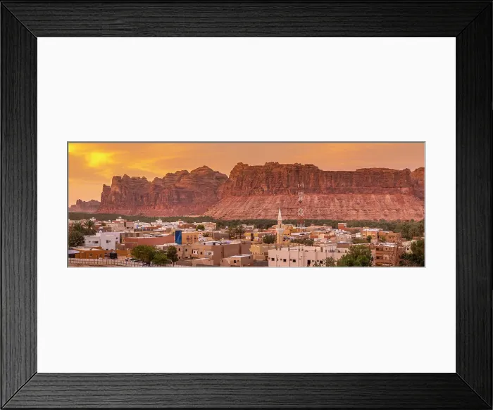 Framed Print : Old town of Al-Ula, Medina Province, Saudi Arabia Framed Print : Old town of Al-Ula, Medina Province, Saudi Arabia