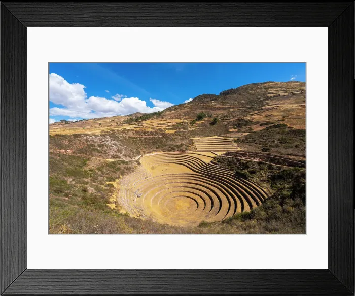 Framed Print : Ancient Inca terrace fields at Moray, Maras, Sacred Valley, Cuzco Region, Peru Framed Print : Ancient Inca terrace fields at Moray, Maras, Sacred Valley, Cuzco Region, Peru