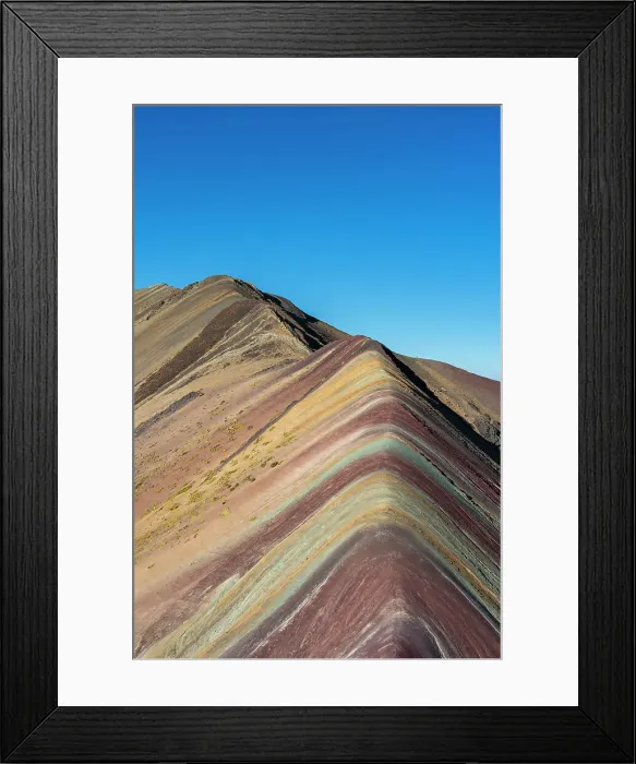 Framed Print : Rainbow Mountain, Pitumarca District, Cusco Region, Peru