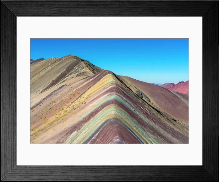 Framed Print : Rainbow Mountain, Pitumarca District, Cusco Region, Peru Framed Print : Rainbow Mountain, Pitumarca District, Cusco Region, Peru