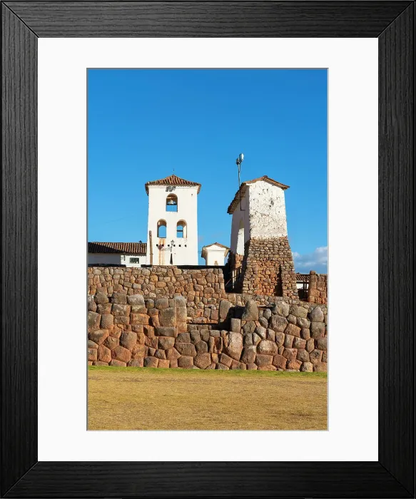 Framed Print : Iglesia de Nuestra Senora de la Natividad Church, Chinchero, Sacred Valley, Urubamba Province, Cusco Region, Peru