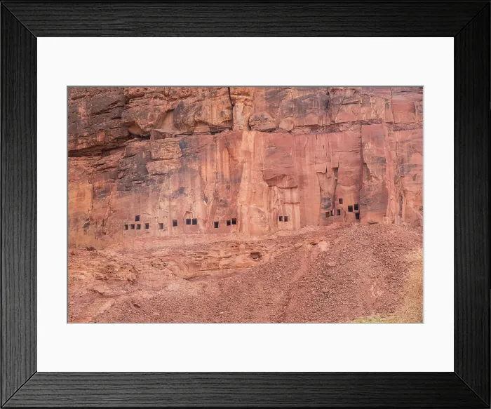 Framed Print : Dadan tombs, Al-Ula, Medina Province, Saudi Arabia Framed Print : Dadan tombs, Al-Ula, Medina Province, Saudi Arabia