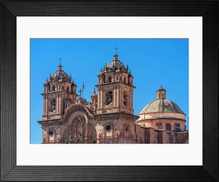 Framed Print : Detail of towers of Church of the Society of Jesus, UNESCO, Cusco, Cusco Province, Cusco Region, Peru Framed Print : Detail of towers of Church of the Society of Jesus, UNESCO, Cusco, Cusco Province, Cusco Region, Peru