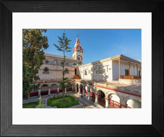 Framed Print : Monasterio y Museo de la Recoleta, UNESCO, Arequipa, Arequipa Province, Arequipa Region, Peru Framed Print : Monasterio y Museo de la Recoleta, UNESCO, Arequipa, Arequipa Province, Arequipa Region, Peru