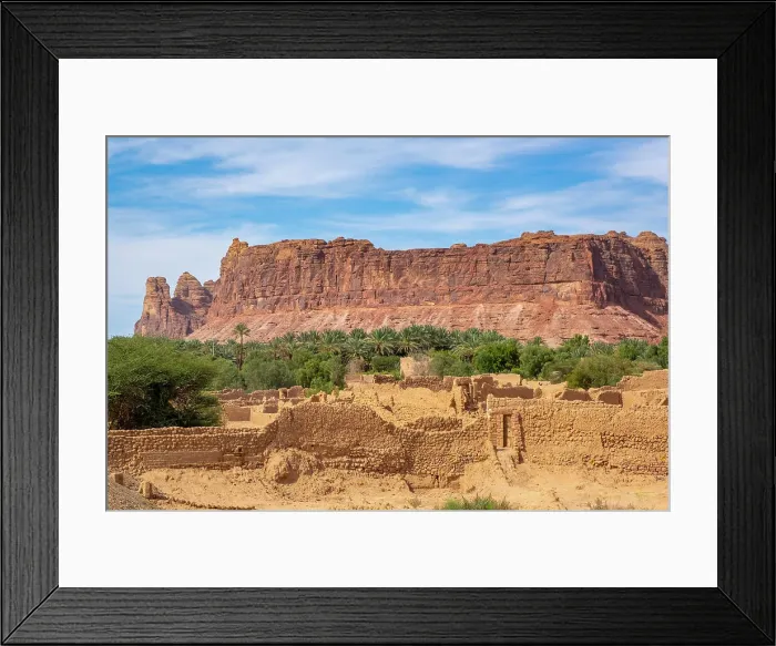Framed Print : Ruins of the Old town of Al-Ula, Medina Province, Saudi Arabia Framed Print : Ruins of the Old town of Al-Ula, Medina Province, Saudi Arabia