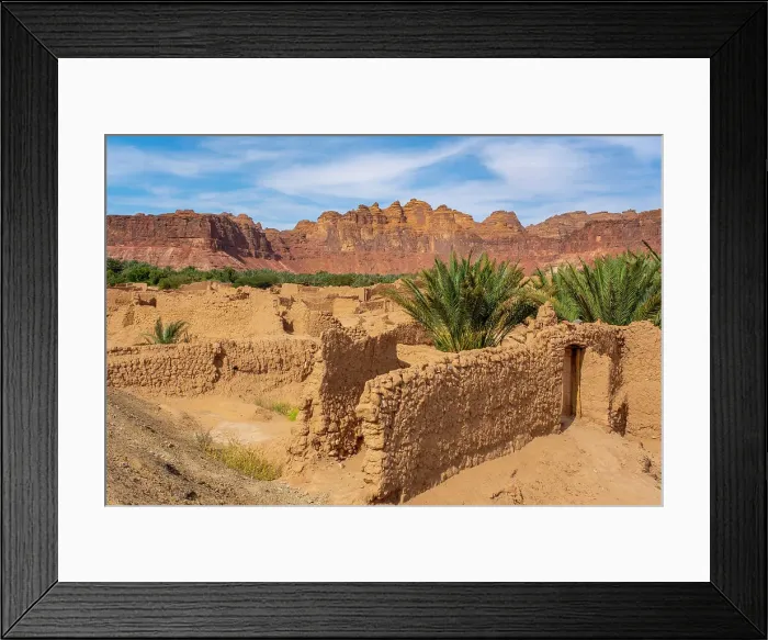 Framed Print : Ruins of the Old town of Al-Ula, Medina Province, Saudi Arabia Framed Print : Ruins of the Old town of Al-Ula, Medina Province, Saudi Arabia