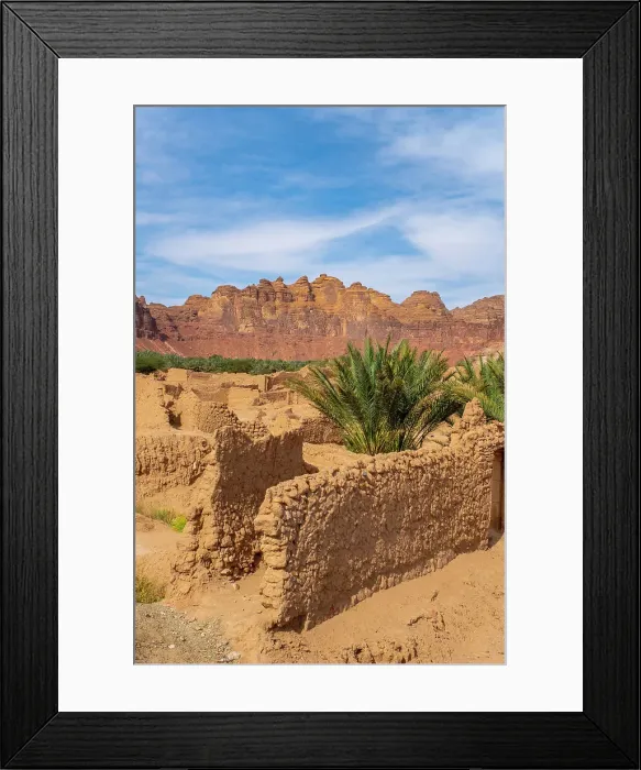 Framed Print : Ruins of the Old town of Al-Ula, Medina Province, Saudi Arabia Framed Print : Ruins of the Old town of Al-Ula, Medina Province, Saudi Arabia