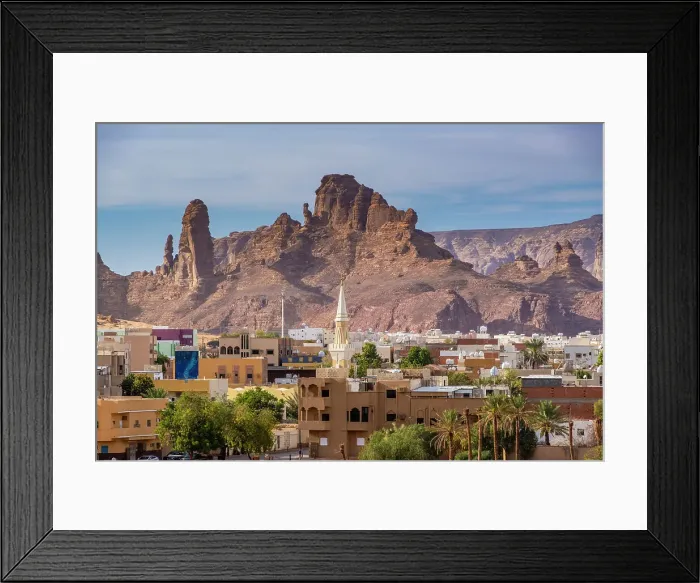 Framed Print : Old town of Al-Ula, Medina Province, Saudi Arabia Framed Print : Old town of Al-Ula, Medina Province, Saudi Arabia