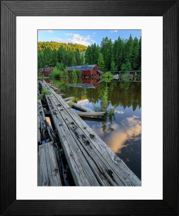 Framed Print : USA, Rockies, Montana, Kirkville Ghost Town near Philipsburg Framed Print : USA, Rockies, Montana, Kirkville Ghost Town near Philipsburg