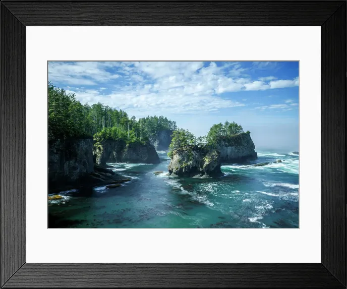 Framed Print : Cape Flattery, Neah Bay, Makah Indian Reservation, Olympic National Park, Washington, USA