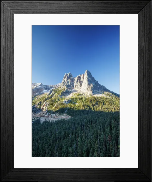 Framed Print : Liberty Bell Mountain, Washington Pass, North Cascades National Park, Washington, USA Framed Print : Liberty Bell Mountain, Washington Pass, North Cascades National Park, Washington, USA