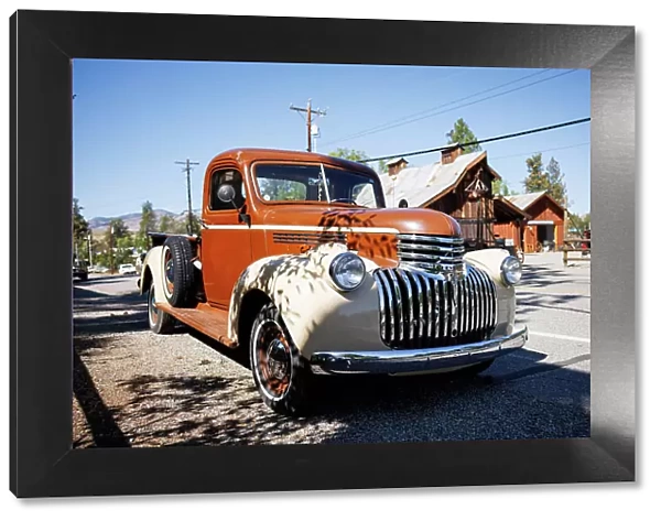 Classic Chevrolet Car, Winthrop, North Cascades National Park, Washington, USA