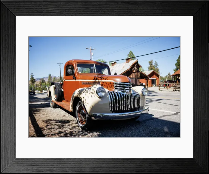 Framed Print : Classic Chevrolet Car, Winthrop, North Cascades National Park, Washington, USA Framed Print : Classic Chevrolet Car, Winthrop, North Cascades National Park, Washington, USA