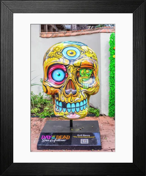 Framed Print : Day of the Dead Festival, San Antonio, Texas, USA