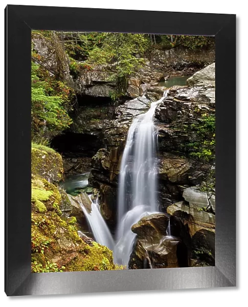 Gorgeous waterfall in North Cascades National Park, Washington, USA