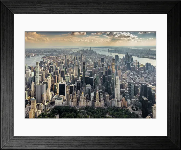 Framed Print : Aerial of Manhattan, New York, United States of America Framed Print : Aerial of Manhattan, New York, United States of America