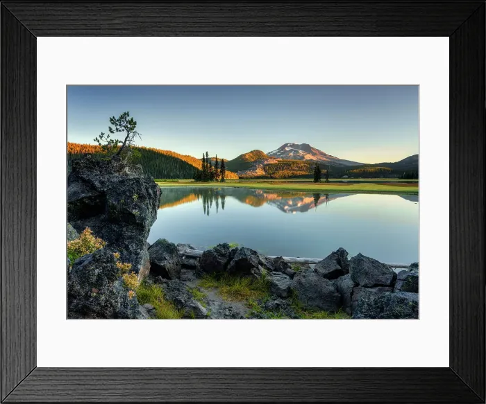 Framed Print : Sparks Lake on the Cascade Lakes Scenic Byway, Bend Oregon, USA Framed Print : Sparks Lake on the Cascade Lakes Scenic Byway, Bend Oregon, USA