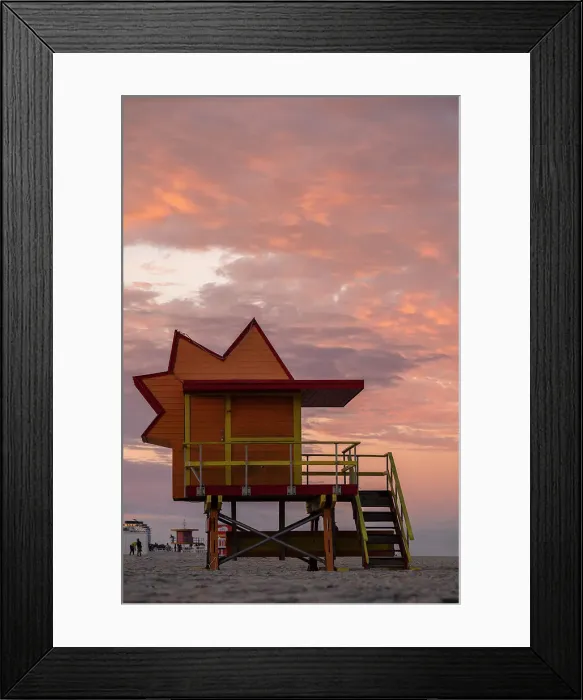 Framed Print : Beach Hut, South Beach, Miami, Dade County, Florida, USA Framed Print : Beach Hut, South Beach, Miami, Dade County, Florida, USA